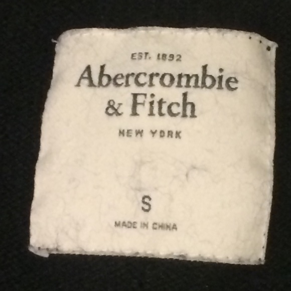 Abercrombie & Fitch Small Dark Navy V-Neck Sweater - Picture 5 of 7